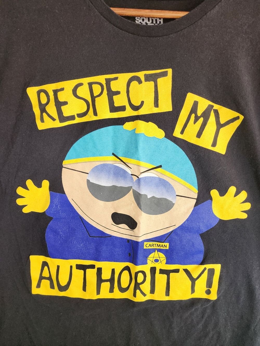 South Black Kids' Cartman 'Respect My Authority' Graphic Tee